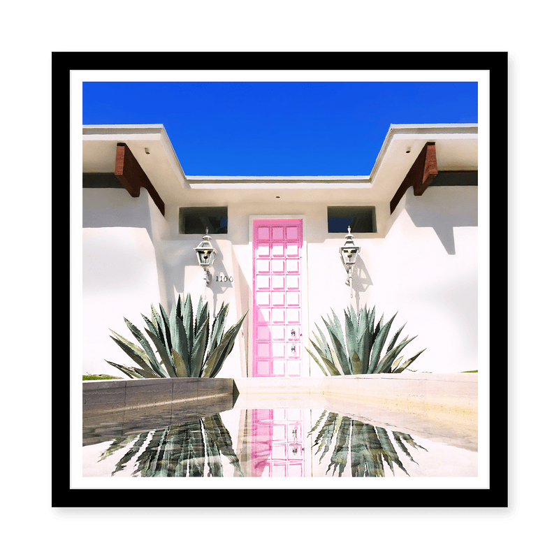 The Real Pink Doors of Palm Springs
