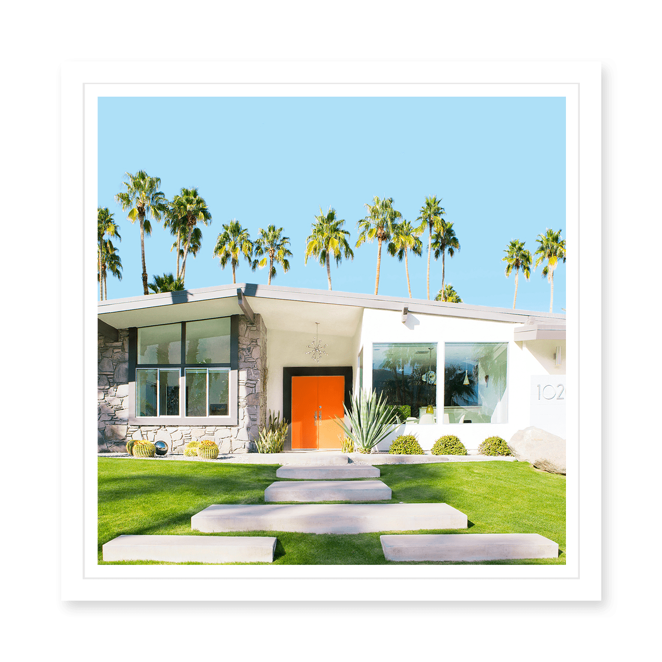 The Real Orange Doors of Palm Springs