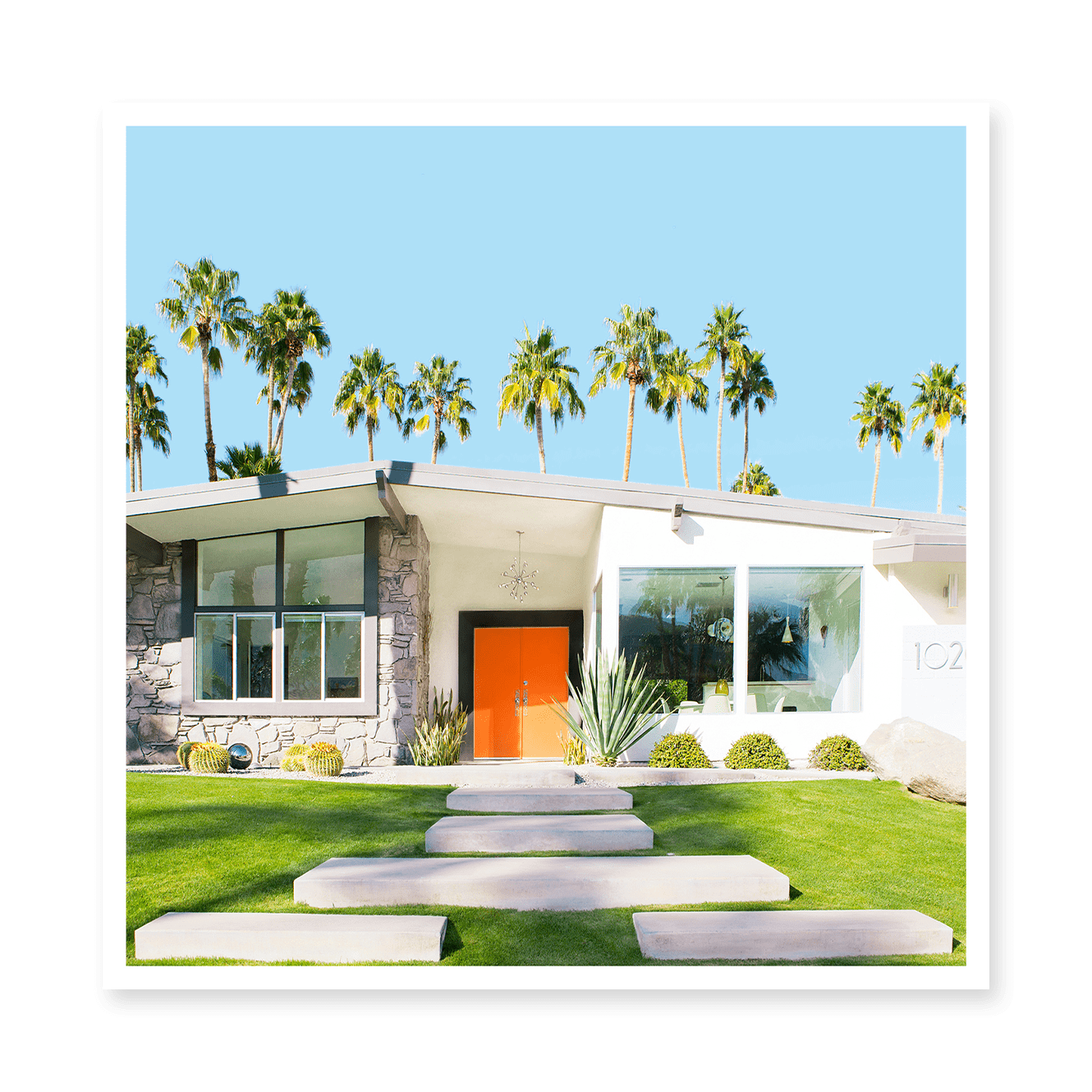 The Real Orange Doors of Palm Springs